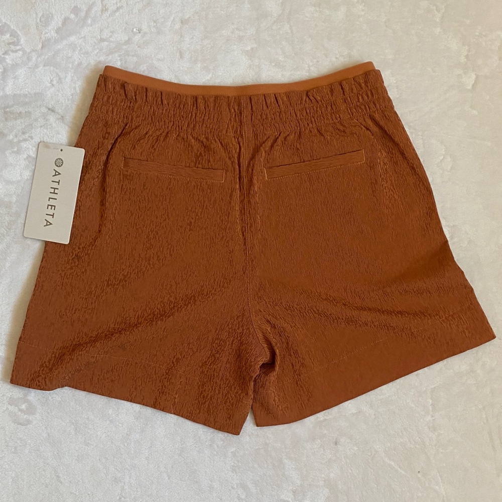 Athleta Women's Athletic Shorts in Rust - Picture 5 of 11